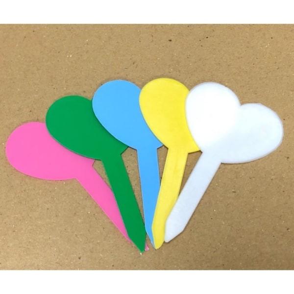 造型植物花牌 (20入/100入) T型花牌 小T型花牌 愛心花牌 - 圖 3